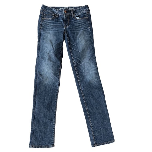 American Eagle Outfitters Skinny Supper Stretch Jeans Size: 4 - Picture 1 of 6